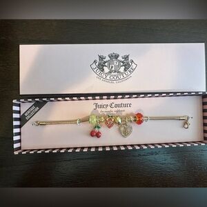 Juicy Couture Gold Bracelet with Colorful Charms
